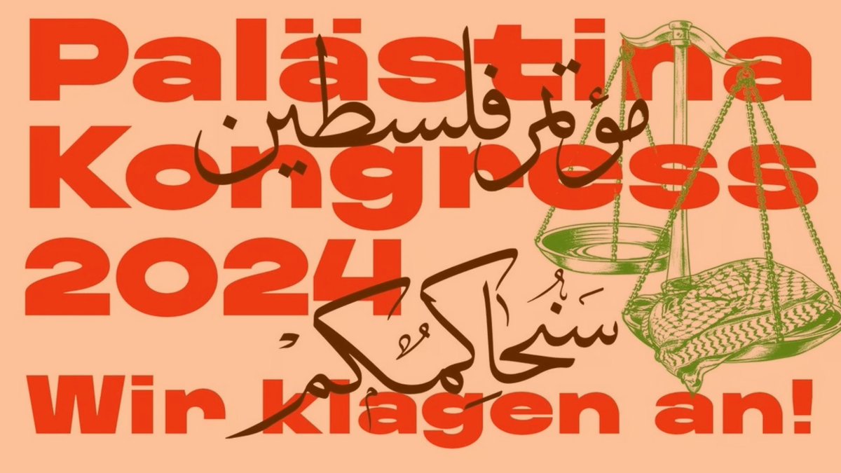 Palestine Conference 2024 LIVE now! Link: youtube.com/live/I4kiqhjiU… In English and German #PalaestinaKongress