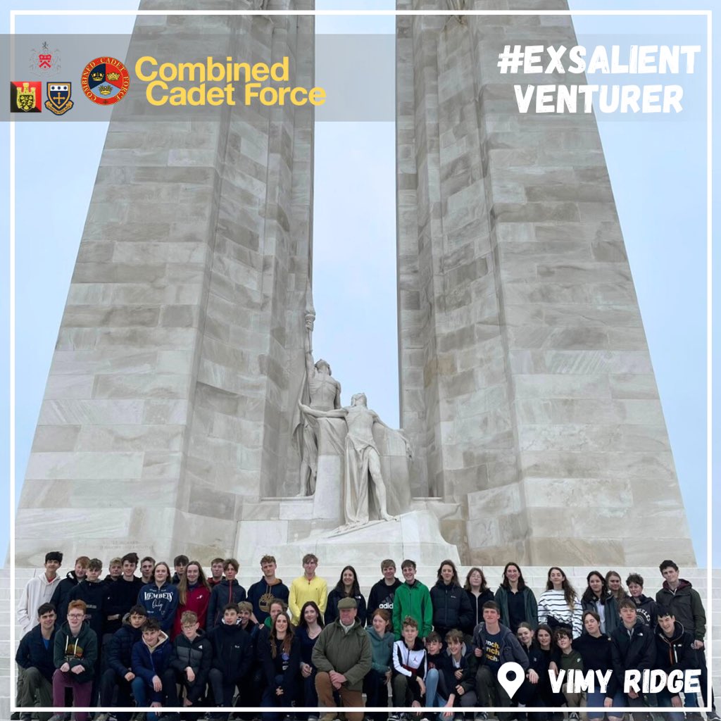 Our cadets visited the Canadian National Vimy Memorial, paying tribute to the brave soldiers who fought there.

 #StEdwardsCCF #VimyMemorial #ExSalientVenturer #combinedcadetforce @SteveHoydan @cf_ma7330 @PatesGS @StEdwardsChelt