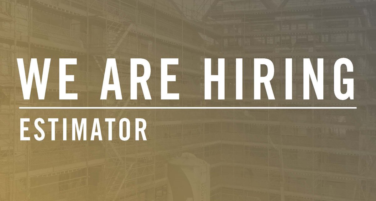 We're seeking an Estimator to join our Estimating department!

Take charge of tender opportunities, prepare pricing documentation, and liaise with various departments to ensure the best value for our clients.

👉Apply Now: c-c-g.co.uk/vacancy/estima…

#ConstructionCareers #Estimating