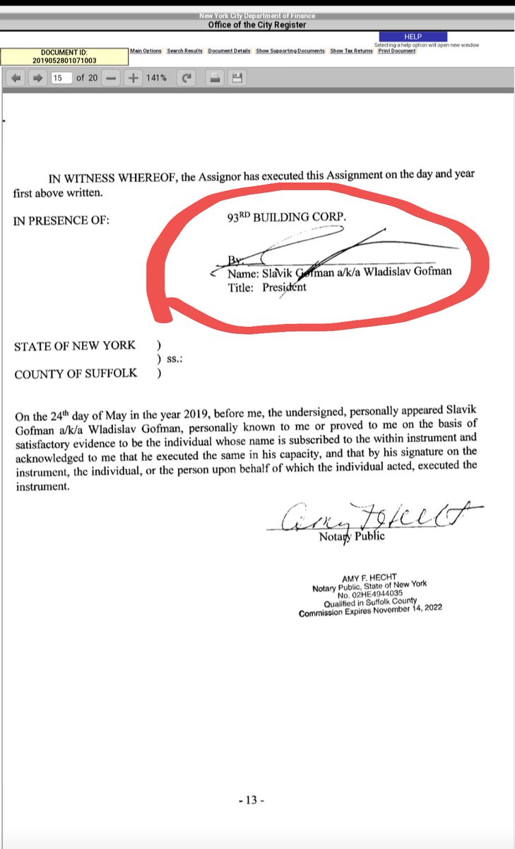 2/3 predatory speculator #landlords whose unlawful deregulations, noncompliance with Orders to Repair & the harassment of #tenants was enabled by #SignatureBank letting Gofman use our Rent Stabilized Bldg as a Piggy 🐖 Bank despite Signature KNOWING Gofman's Mortgage attestations