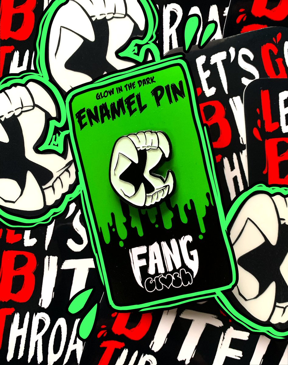 hey vampire enjoyers, i'm an independent artist and i run a shop called FANG CRUSH where i sell stickers & pins for ur enjoyment 🩸 fangcrush.storenvy.com thanks for taking a peek & sharing!