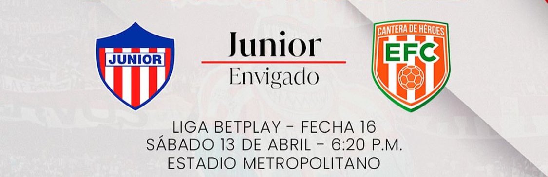 Quieres acompañar al tiburón del caribe al juego de este sábado en el FPC, 👀 a nuestras redes sociales.

@FMCVidas te lleva al metro.
@insolado @MuseoRojiBlaMLM #VamosJunior #SorteosFMCV #ElGloriosoJunior 
#JuniorCampeon 
@JunioristasVpar 
#Junior 
#FMCVconJunior