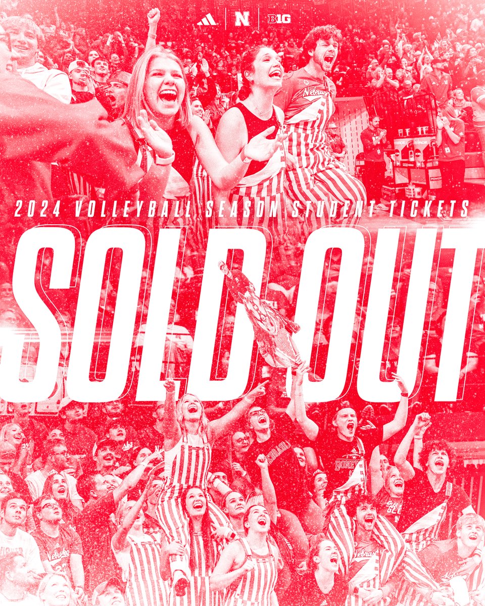 The Bob's atmosphere wouldn't be complete without The Block. 🙌🏐 Student season tickets for the 2024 season are SOLD OUT! #GBR