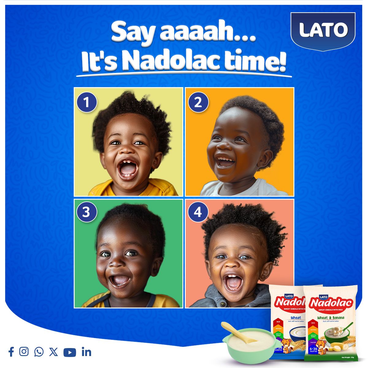 Make mealtime a delight with Lato Nadolac, the delicious cereal-based meal perfect for your baby's growing needs. Packed with essential nutrients for a happy and healthy start to their day! #LatoNadolac #BabysFirstMeal #SayAaaa