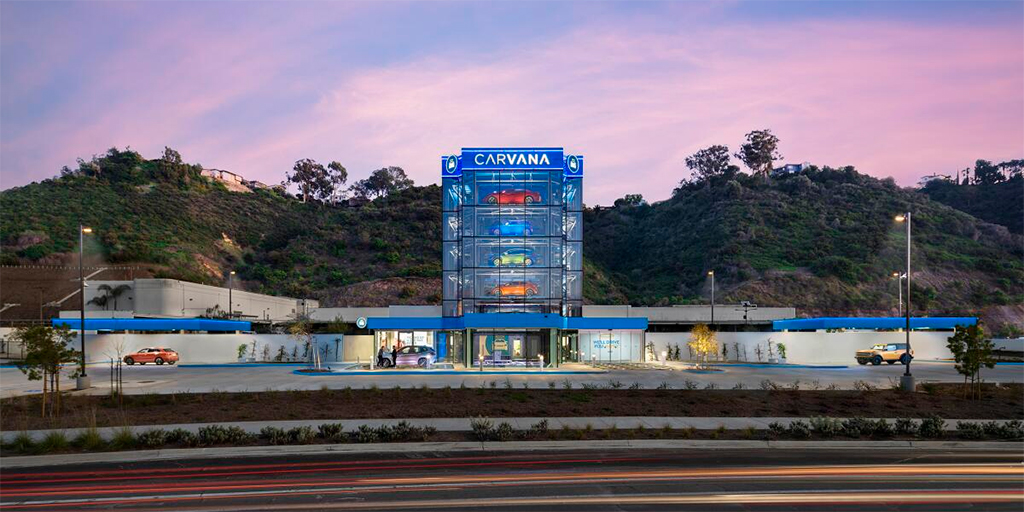 Carvana is expanding its West Coast footprint with a car vending machine in San Diego. It's the company's 39th in the U.S. and fifth in California. #Carvana #carvendingmachine #SanDiego Read more: bit.ly/49u3thb