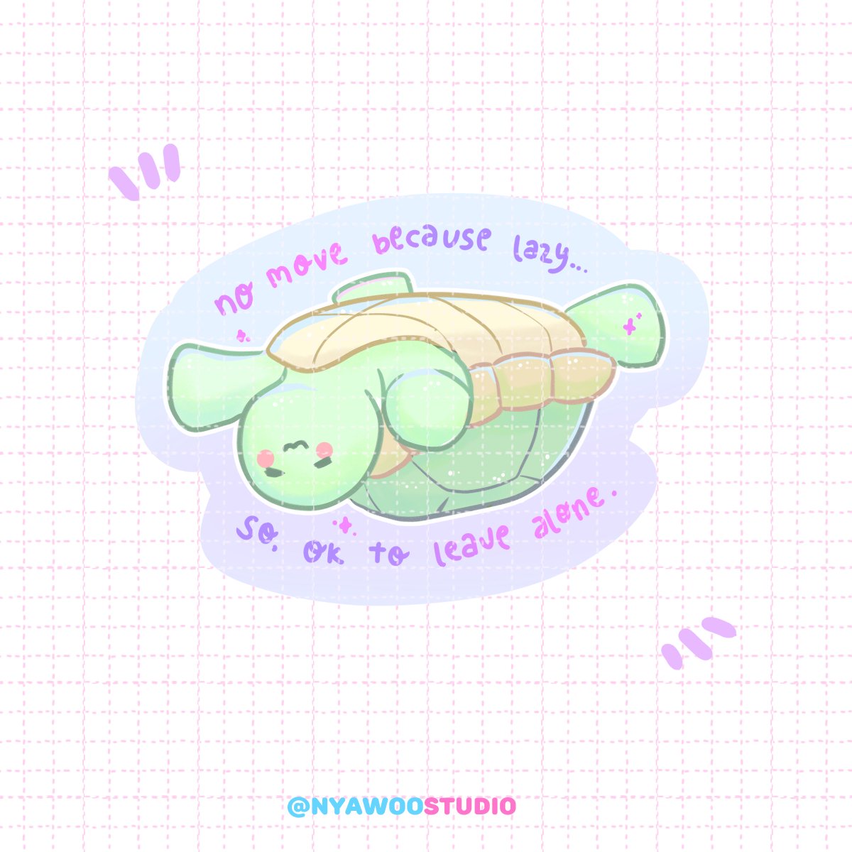 I saw this post on fb and I thought it would be funny as a sticker 😆

#cuteturtle #kawaiiillustration #kawaiistickers