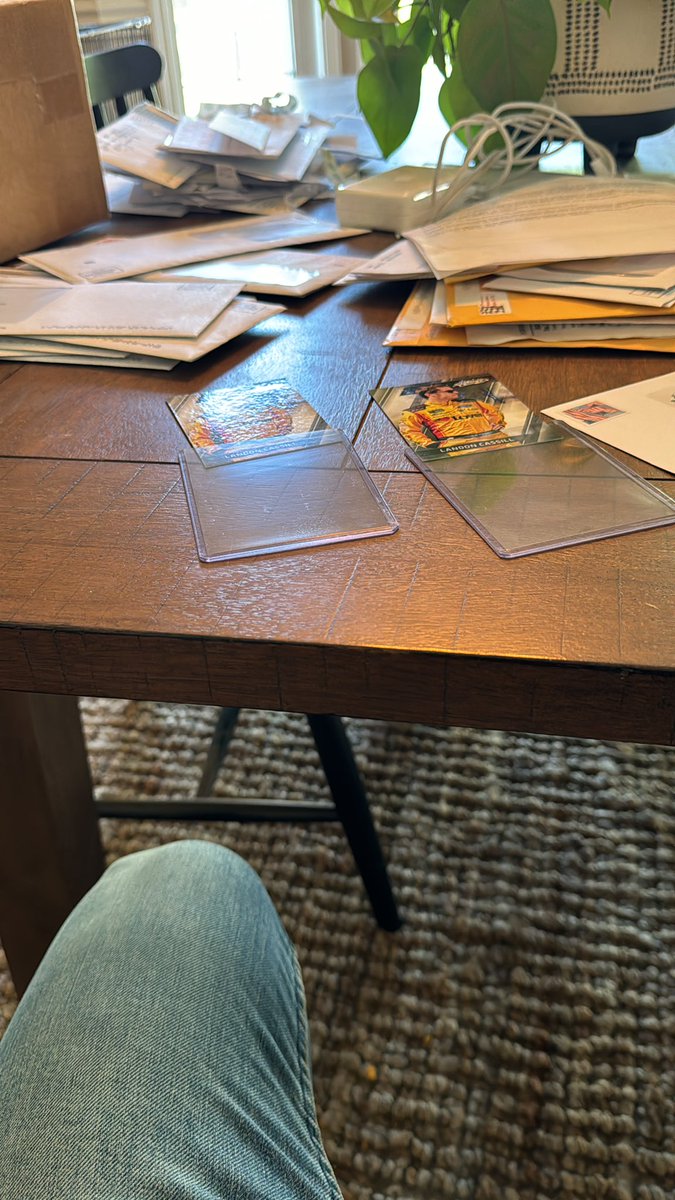 Signing a bunch of fan mail today. Wanted to point out for whatever reason this last batch of letters have had the nicest, most polite notes in them. Courteous and thankful. I love it.