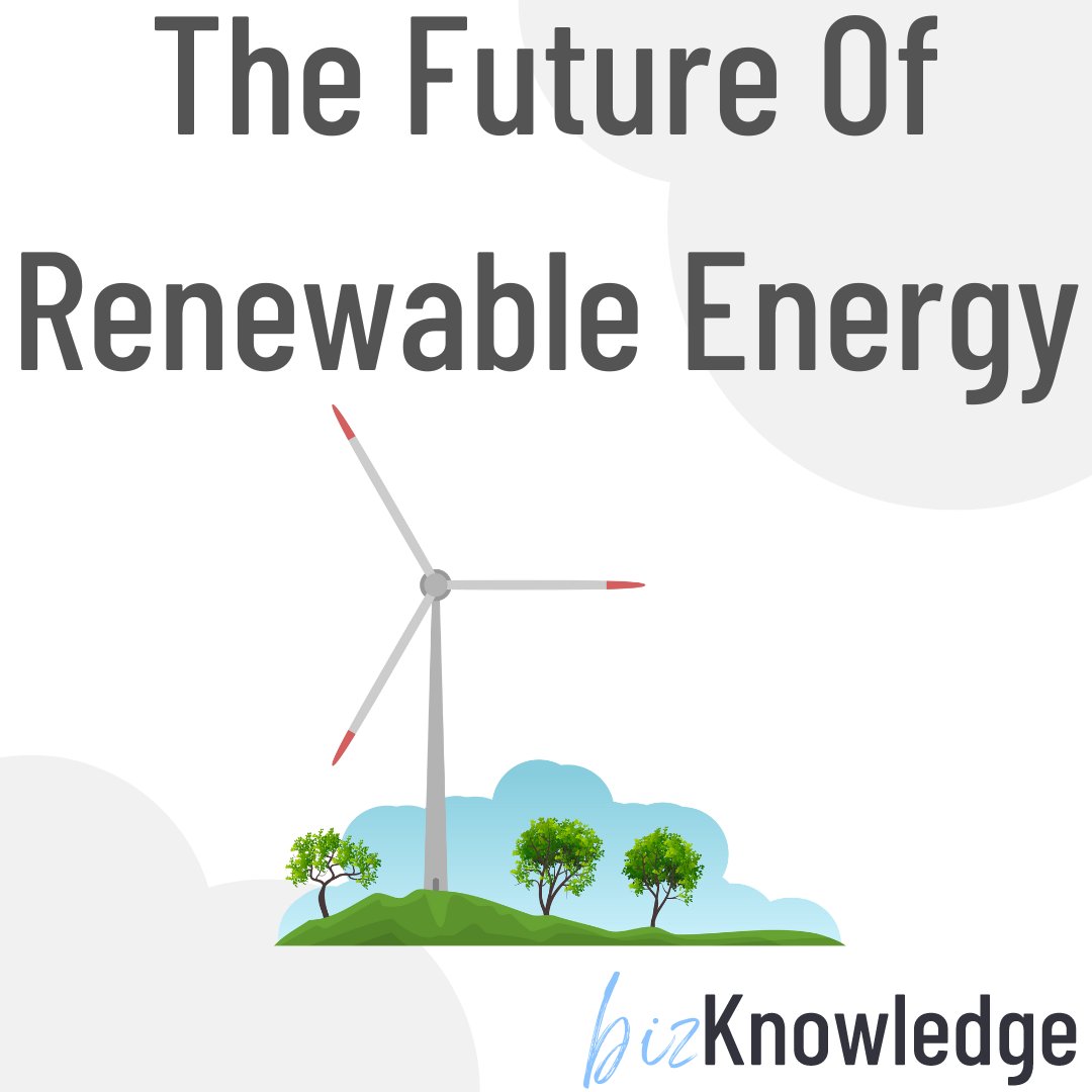 Renewable energy and addressing climate change is on everyone’s radar these days.
Popular types of renewable energy include:

Wind
Marine
Solar
Hydropower
Geothermal
Hydrogen
Bioenergy

What actions you’re taking to be greener?

bizknowledge.com
#paidsurveys #bizknowledge