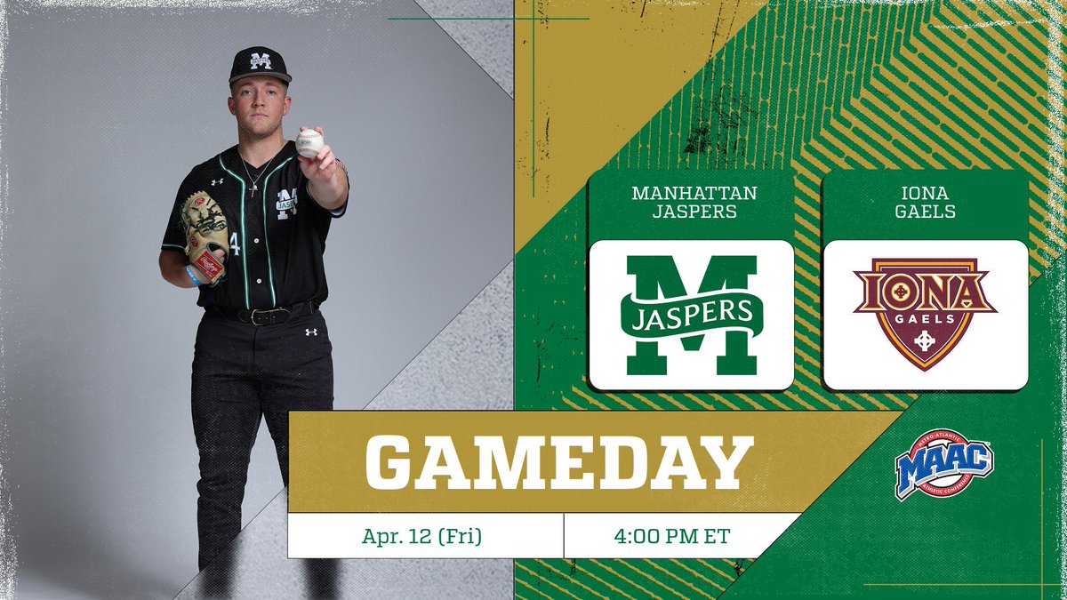 🚨 Location and Time Update 🚨 GAMEDAY 🆚 @IonaBaseball 📍 at Fordham University ⏰ 4 p.m. 📺 GoJaspers.com/watch 📊 tinyurl.com/5f7sszd8