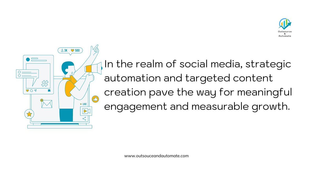 Unlocking social media's true potential isn't just my job, it's my passion. With strategic automation and carefully crafted content, we're not just posting; we're engaging deeply and growing tangibly. #SocialMediaJourney #EngagementMatters'