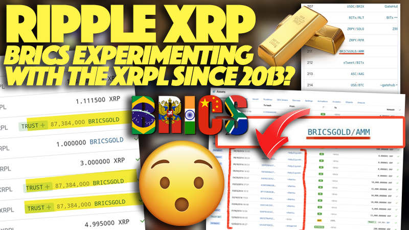 Could The @BRICSinfo Have Been Experimenting With Tokenizing Gold Using $XRP Since 2013? 😯 #XRPcommunity #Ripple #XRP 📺 👉 youtu.be/3nMedDByXkY