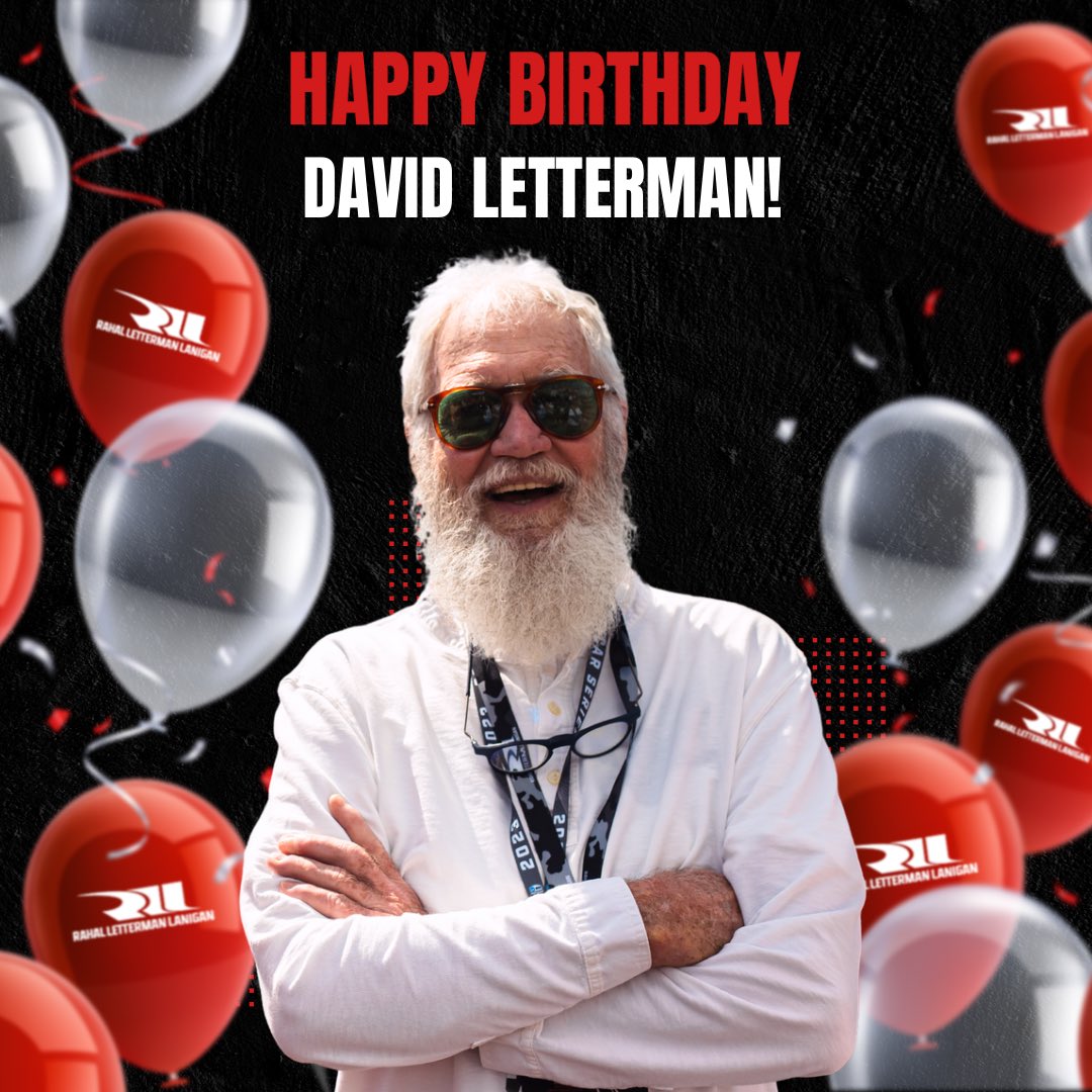 Happy Birthday, @Letterman!🎉🎉 Join us in wishing the boss a happy birthday by dropping a “🥳” below!
