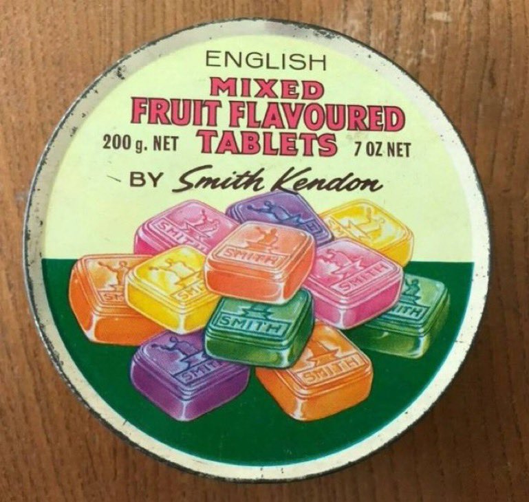 In the 1960s & 1970s it was against the law to set out on a long drive (more than 15m in those days) without a tin of these “driving sweets” in the centre consul.