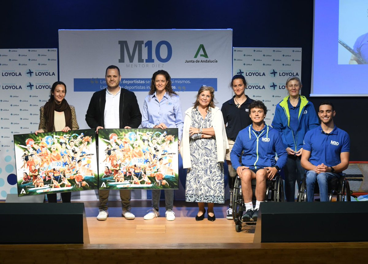 #Mentor10 La @LoyolaAnd ha acogido en su sede de #Sevilla una actividad de #deporte #paralímpico con 4 grandes mentores ➡️ @CiscoGarVe, @HerreraJudo, @JM_Quintero y Sarah Almagro 😍 ¡Jornada inolvidable! #AndalucíaElLugarDelDeporte