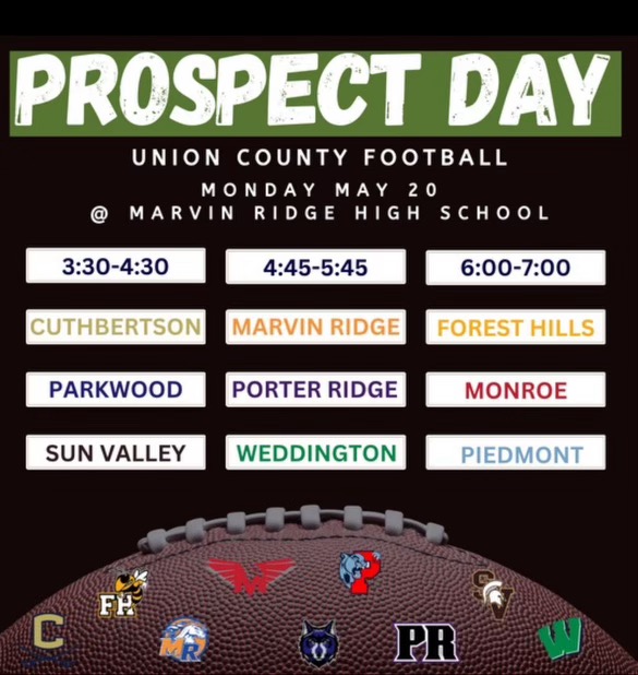 College coaches come out and see alot of talent in the county on May 20th at Marvin Ridge HS!