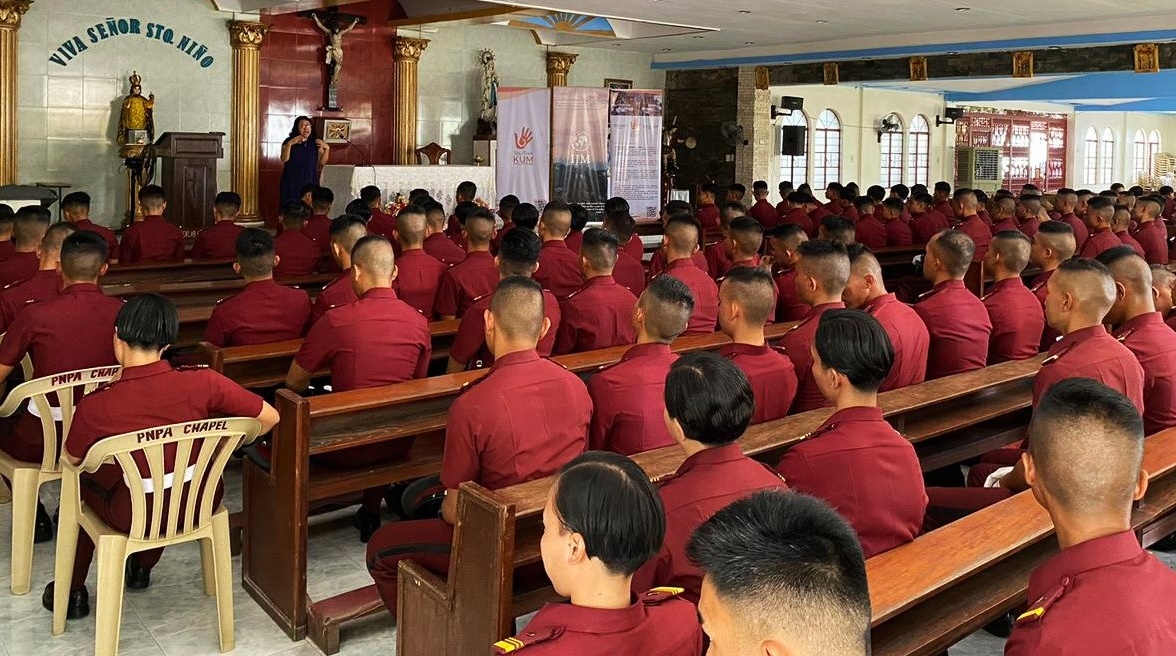 #TalithaKum #Philippines Coordinating Team and mission partners from International Justice Mission (IJM) went to the Philippine National Police Academy (PNPA) in Silang, for a prevention and awareness seminar on the issue of #humantrafficking and online sexual exploitation.