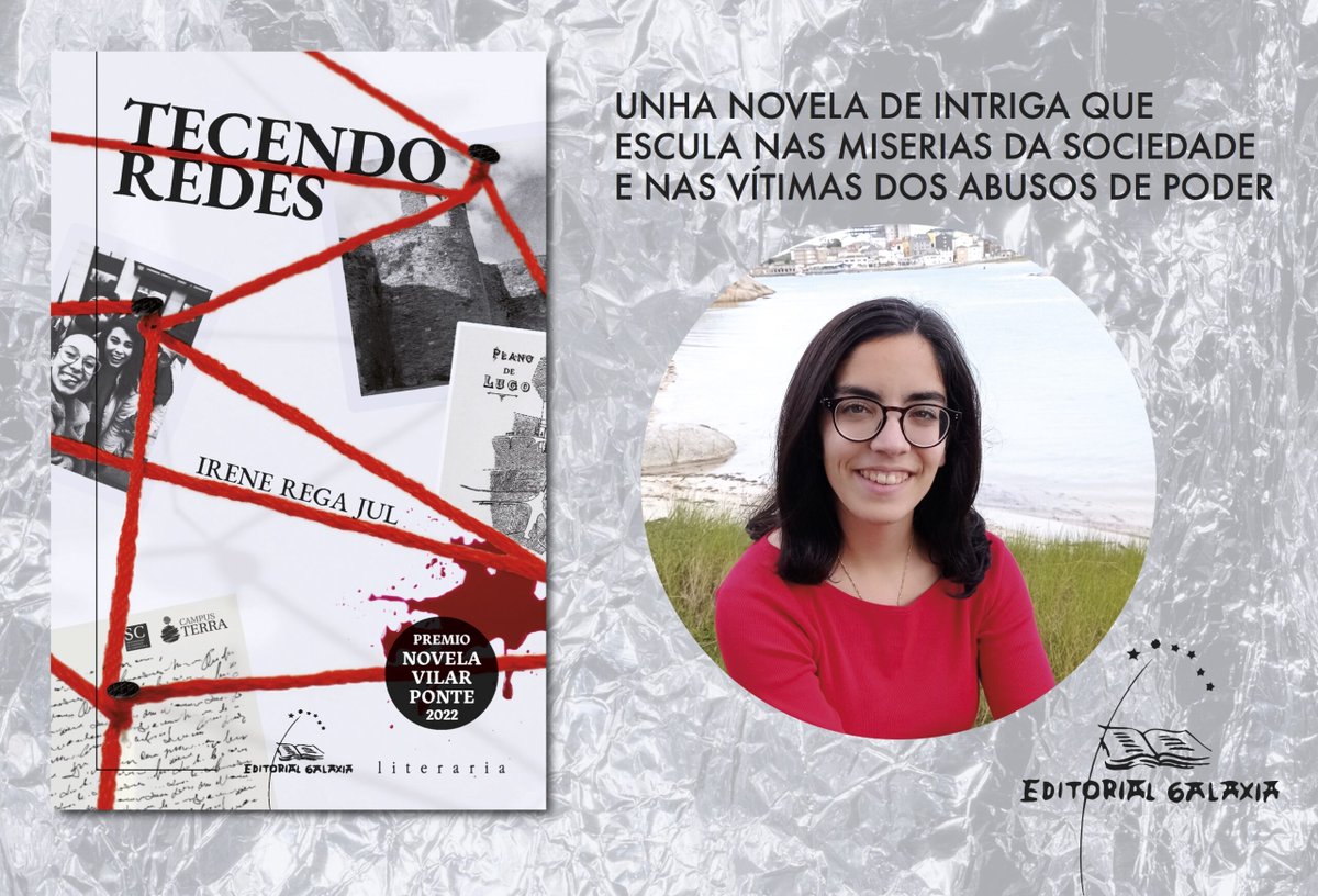 'Tecendo redes' #novelanegra de Irene Rega con @EdGalaxia