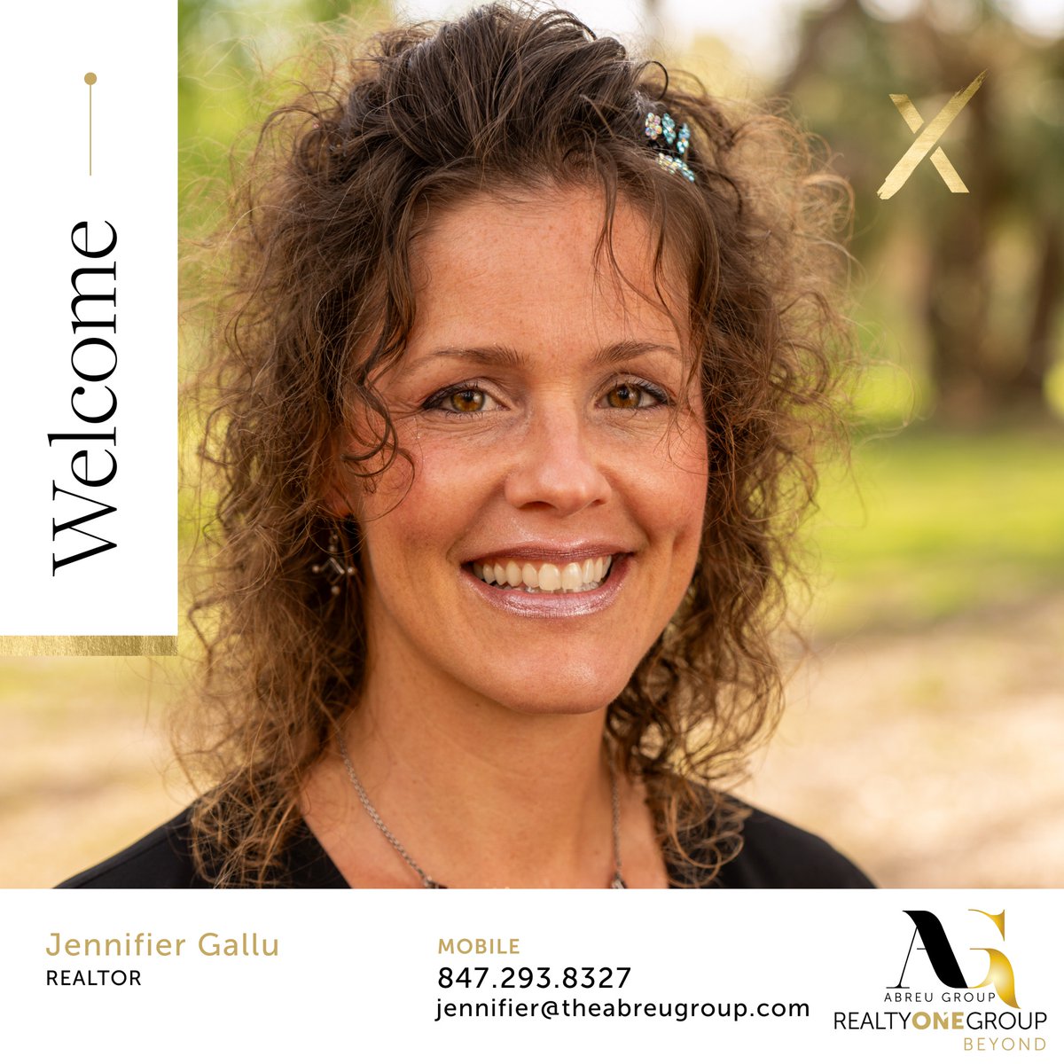 🌟 Welcome to the team, Jennifer Gallu! 🌟 Born and bred in the lively streets of Chicago, Jennifer brings a vibrant spirit and a love for diversity to our Belleair, FL community.   

#BelleairRealty #FloridaLiving #RealtyOneGroup #ROGBeyond #AbreuGroup