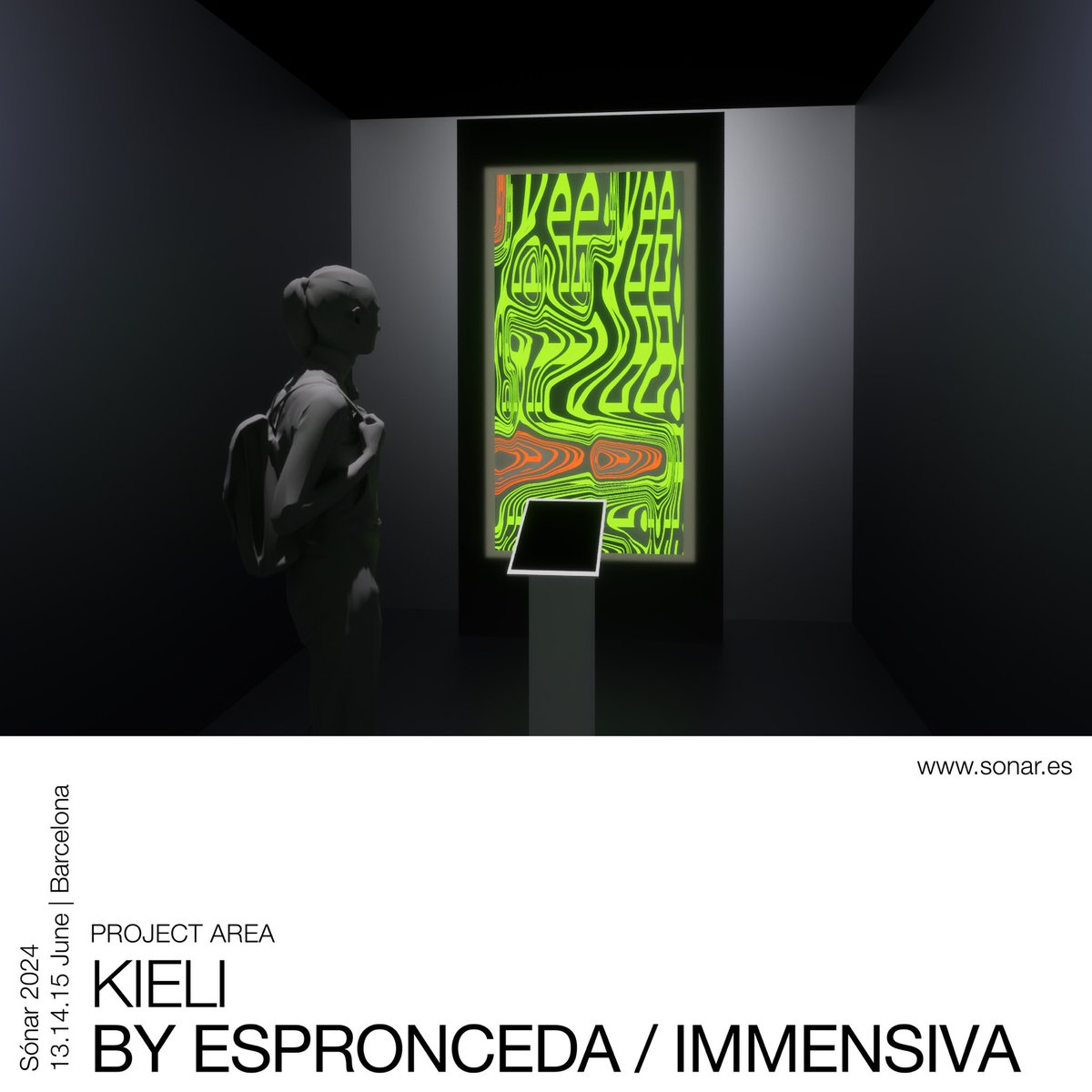 KIELI is an interactive installation created by Ferran Belmon, curated by Alejandro Martin, which invites visitors to participate in the cocreation of new sound “avatars” from the voices of singers from the minority languages of the RISE UP project.@SonarFestival #sonarfestival