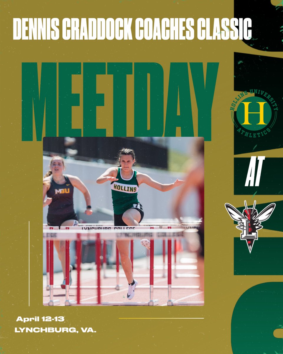 MEETDAY for @huxctf at the Dennis Craddock Coaches Classic hosted by the University of Lyncburg,, today and tomorrow. #MyHollins