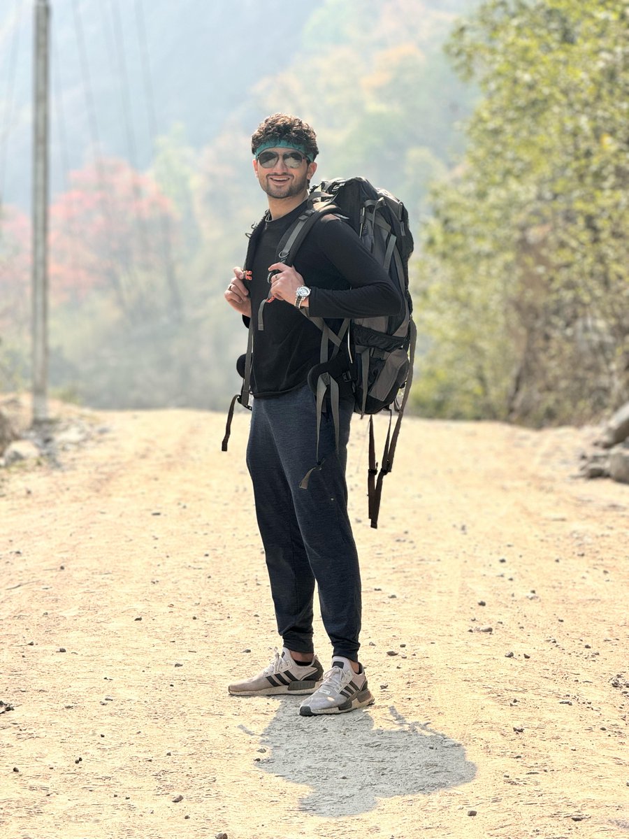 Preparing for my 14th 8000m peak with a trek to high altitude. Every step is a step closer to the ultimate ascent. #Mountaineering #AdventureAwaits #thebroadboy