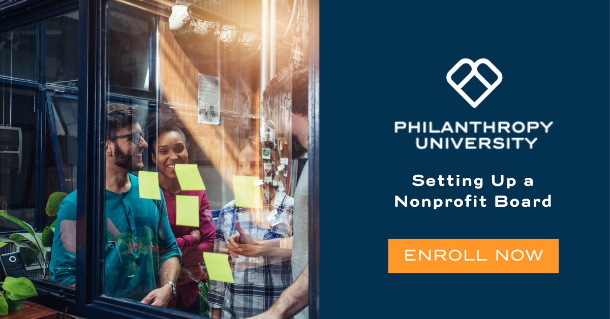 Unlock the secrets of Setting Up a Nonprofit Board! Register now to understand how a board ensures legal comliance and provides support for organizational success. hubs.ly/Q02q9n1z0