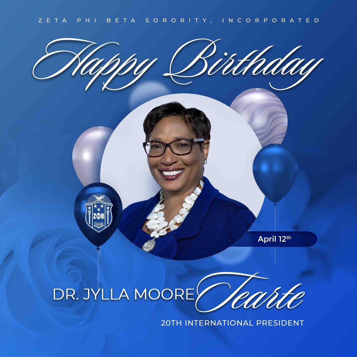 Today, we celebrate Soror Tearte’s tireless commitment to business excellence & selfless service. Her actions serve as a beacon, inspiring us all to embrace the spirit of service & make a meaningful difference in the world.

Happy Birthday, Soror Tearte!
#zphib #ZetaBirthdayLove