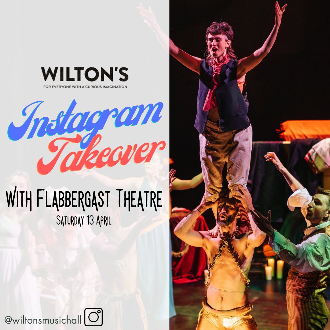 What happens when fairies, lovers and mechanicals take over Instagram? Find out tomorrow when @FlabbergastT run our stories for the day and see behind the scenes of A Midsummer Night's Dream! Find out more 🧚 wiltons.org.uk/whatson/847-a-…