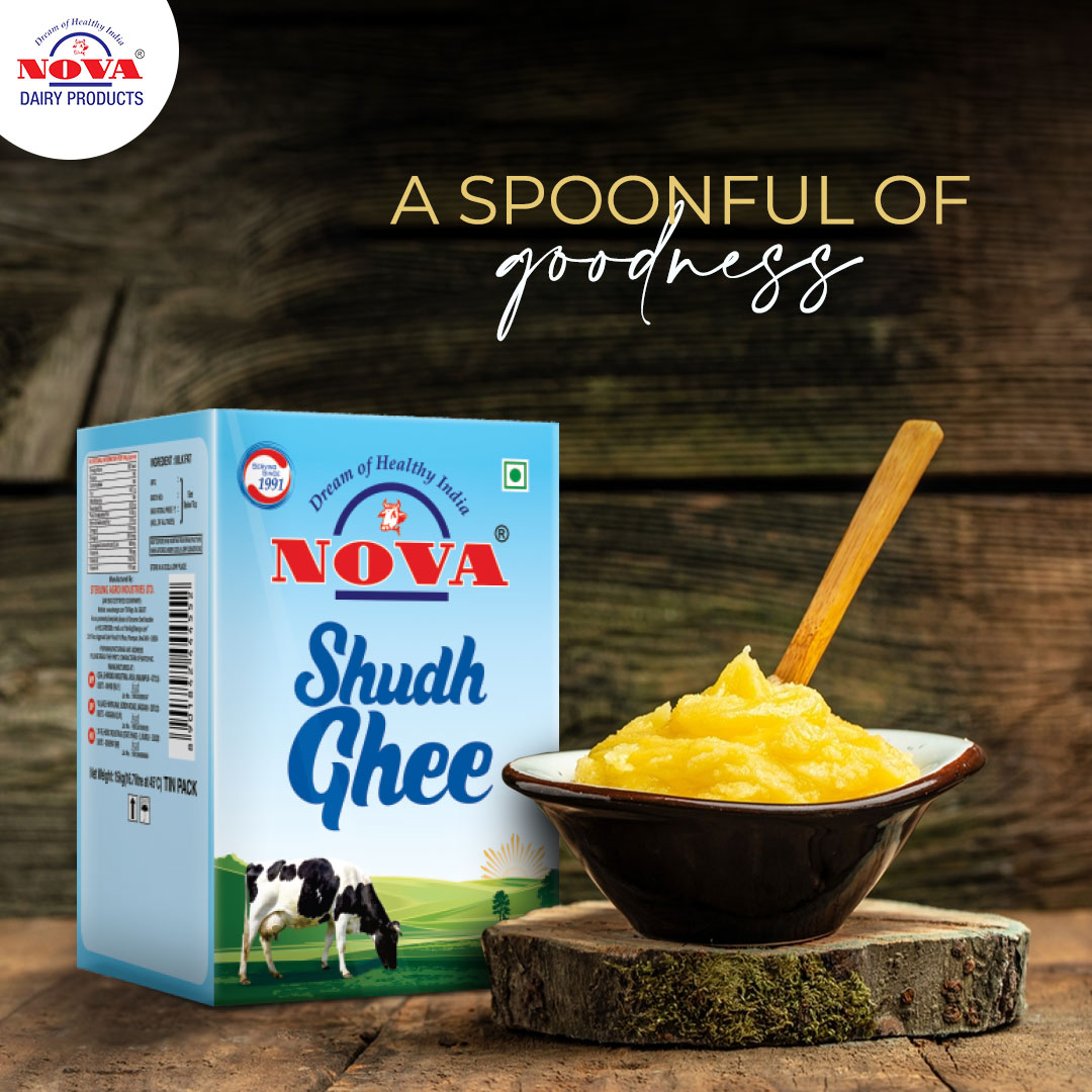 Nova Ghee, Just a Spoonful Away! #NovaDairy #Desighee #shudhghee #Healthy #novaDairy