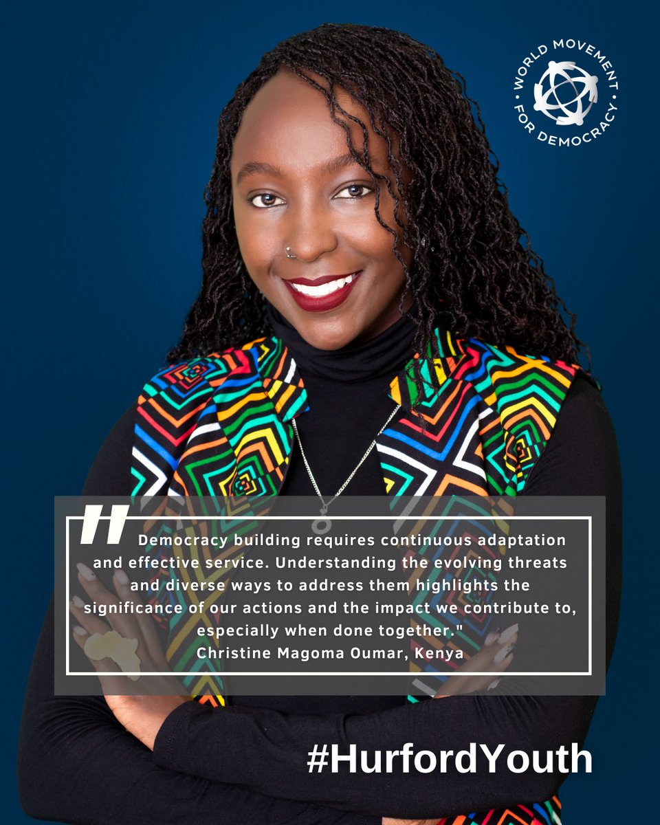 'Democracy building requires continuous adaptation and effective service.” @MagomaOumar, Kenya. Through the #HurfordYouth Fellowship, our 2024 cohort is deepening their understanding of challenges and opportunities to advance democracy. Meet our fellows: movedemocracy.org/strengthening-…