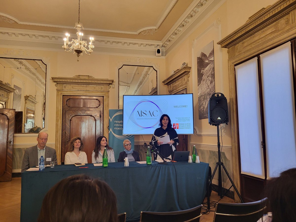 Honoured to deliver the keynote speech on 'Africa and China: methods, actors, and geopolitics in the everyday'at the inaugural conference of #AISAC, local chapter of @CAAC_Network in 🇮🇹, in a wonderful setting at the geography department at @UniPadova .Congrats to the organisers!