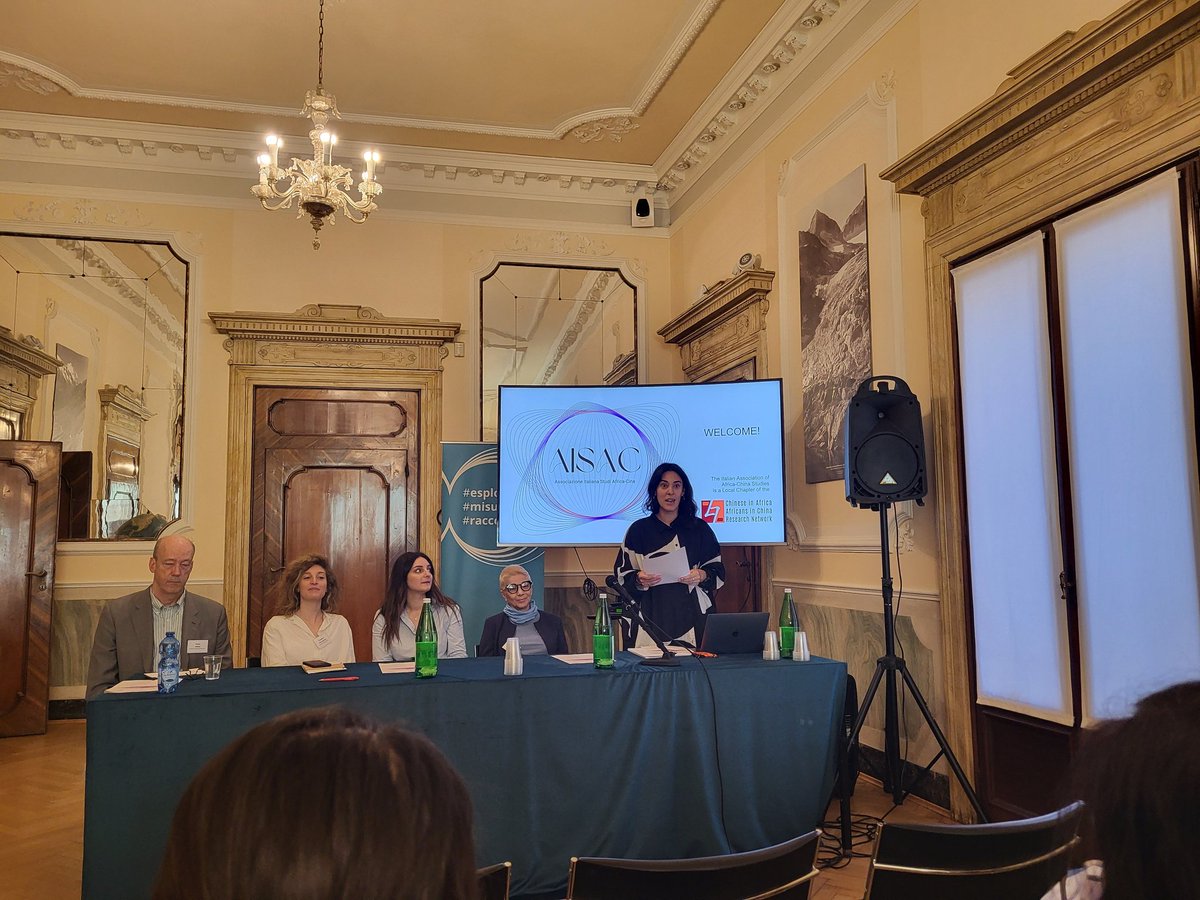Folashade Soule (@folasoule) on Twitter photo Honoured to deliver the keynote speech on "Africa and China: methods, actors, and geopolitics in the everyday"at the inaugural conference of #AISAC, local chapter of <a href="/CAAC_Network/">Chinese in Africa/Africans in China Research Ntwrk</a> in 🇮🇹, in a wonderful setting at the geography department at <a href="/UniPadova/">Università di Padova</a> .Congrats to the organisers! Honoured to deliver the keynote speech on "Africa and China: methods, actors, and geopolitics in the everyday"at the inaugural conference of #AISAC, local chapter of <a href="/CAAC_Network/">Chinese in Africa/Africans in China Research Ntwrk</a> in 🇮🇹, in a wonderful setting at the geography department at <a href="/UniPadova/">Università di Padova</a> .Congrats to the organisers!