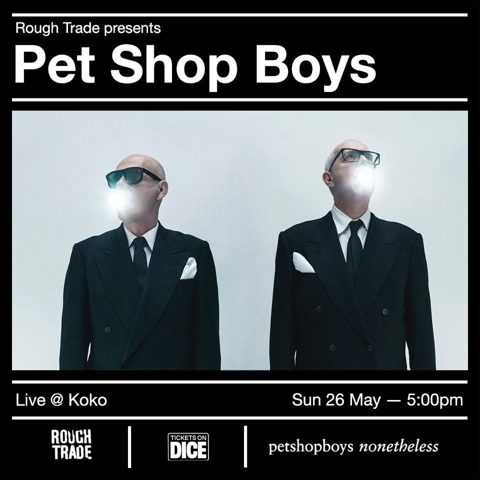 To celebrate the release of their new album “Nonetheless” and the 2024 leg of their “Dreamworld” world tour, Pet Shop Boys will play an intimate club show at @KOKOLondon on 26th May.

link.dice.fm/W5c6dda533dd