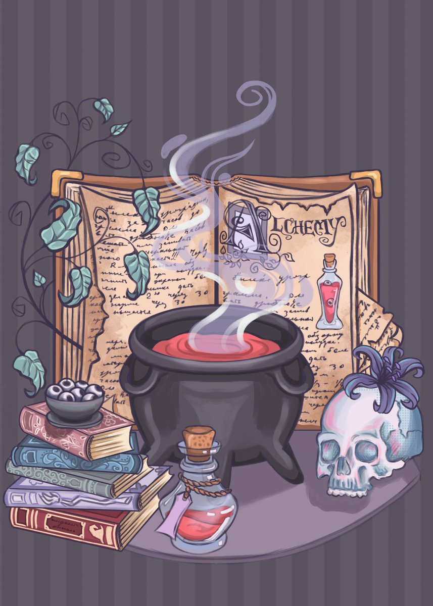 Potion brewing 🔮🌿 What potion do you think it is? 👀