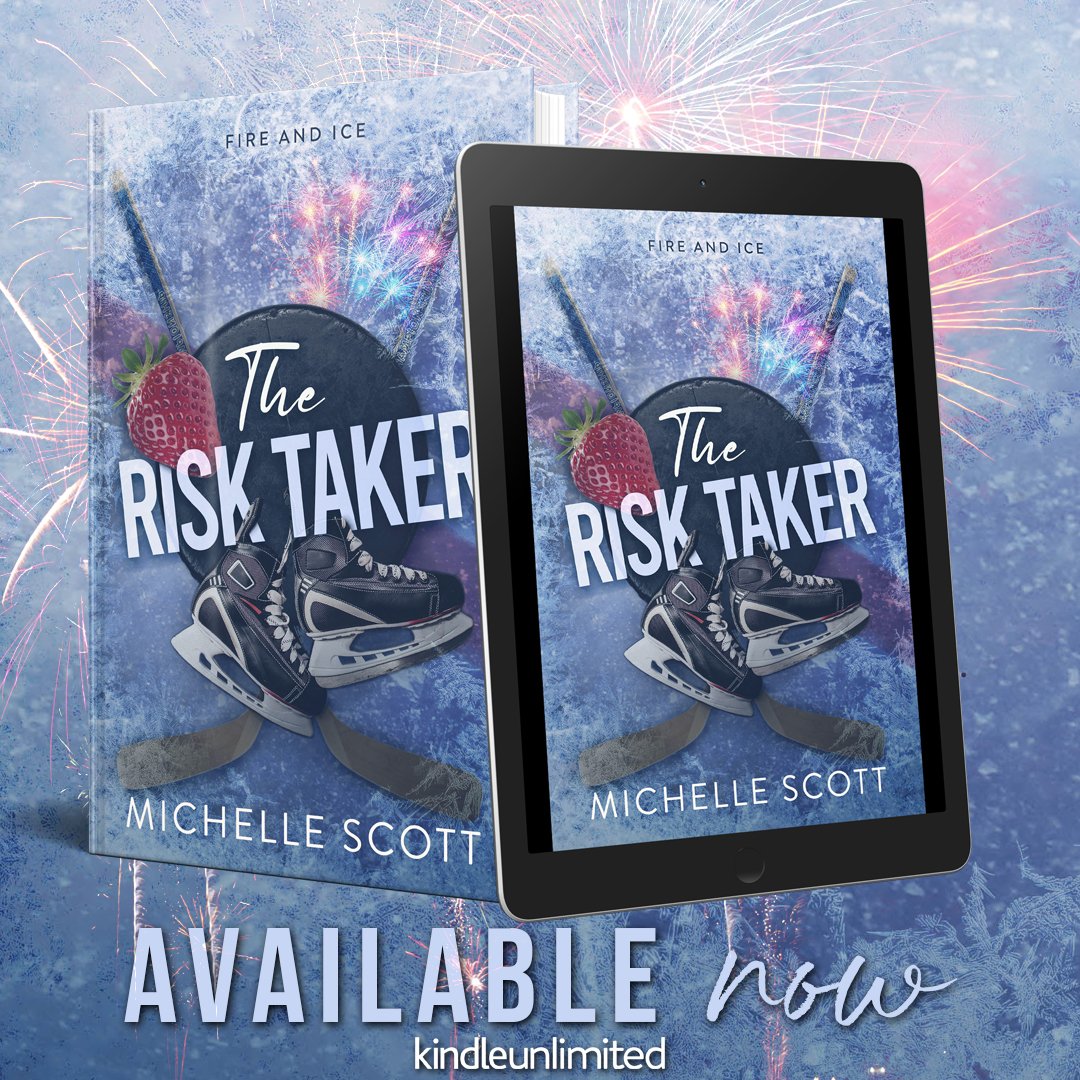 🩵🏒NOW AVAILABLE🏒🩵 𝙏𝙝𝙚 𝙍𝙞𝙨𝙠 𝙏𝙖𝙠𝙚𝙧 by Michelle Scott is LIVE!!! This is Book 2 in the Fire and Ice series. A new hockey romance that you won't want to miss! One-Click Here: amazon.com/dp/B0CW19RYDL