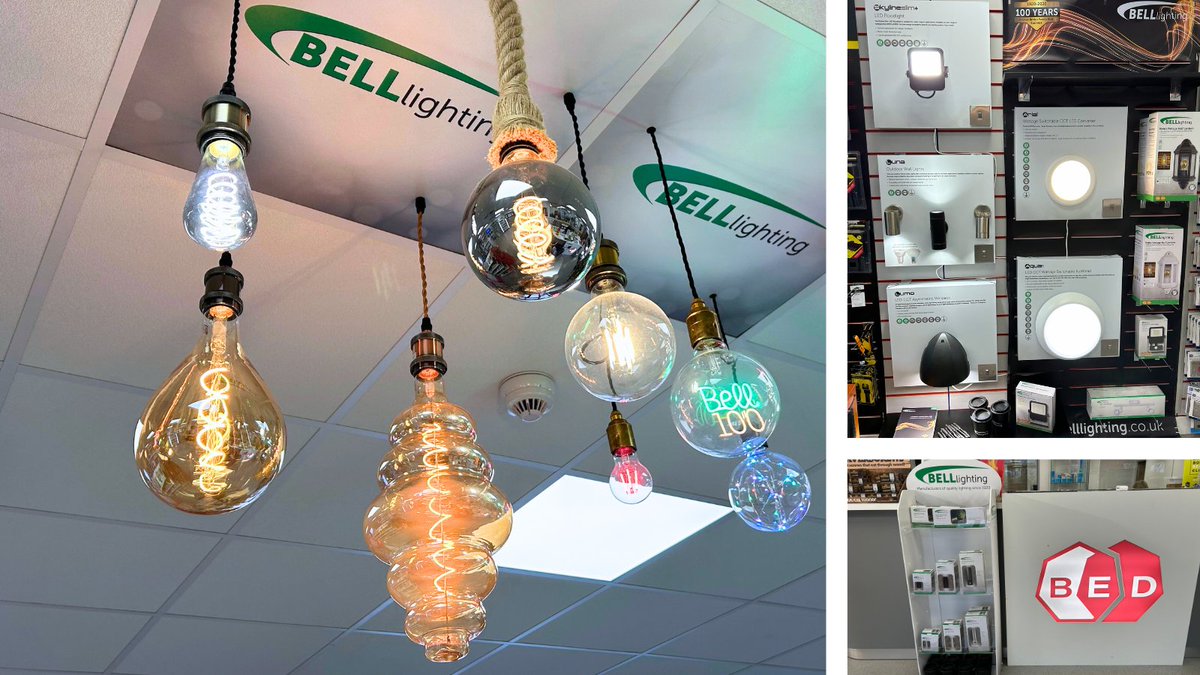 We recently received photographs of our updated Point of Sale displays at @BEDelectricalUK, Kettering!

Get in touch with your local Area Sales Representative to organise Point of Sale support and learn more about us: bit.ly/4059Na5

#belllighting #pointofsale #lighting