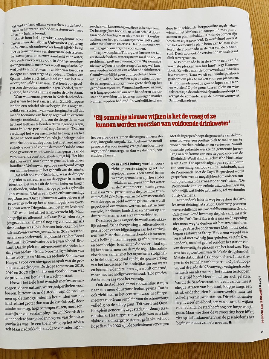 Grote delen van Nederland raakten overwoekerd door de mens. Hoe herstellen we de balans? Mijn artikel in <a href="/DeGroene/">De Groene Amsterdammer</a> 

groene.nl/artikel/overwo…