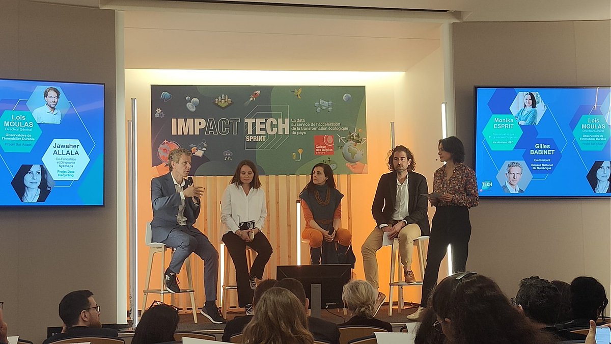 Systnaps's tweet photo. Merci @caissedesdepots et @Docapost ! C'est un honneur d'être reconnu pour notre travail dans le domaine de l'éco-gouvernance des données. Nous sommes fiers de notre engagement à accompagner les organisations vers une gestion plus durable des données grâce au #DataRecycling® https://t.co/A6it7gINDg