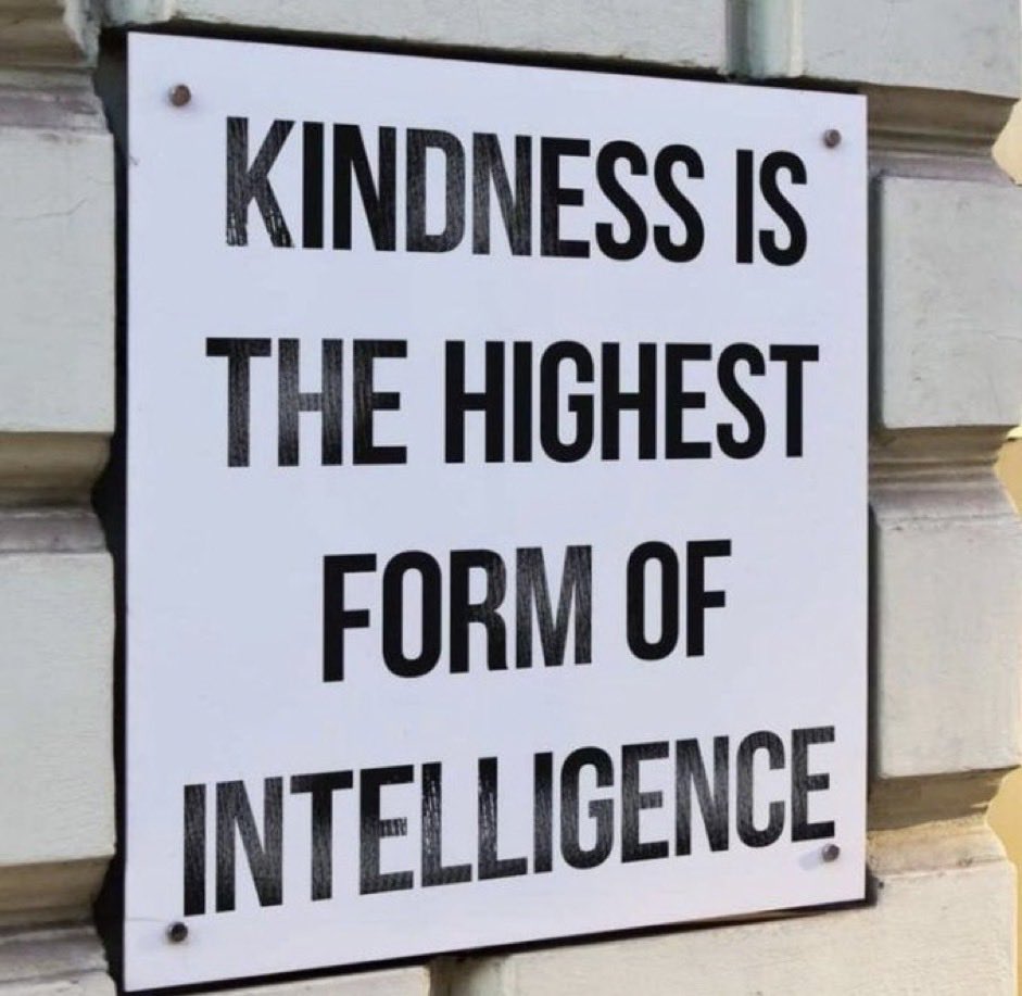 Kindness is the Highest Form of Intelligence. #FridayMotivation #Kindness #Leadership 🤍
