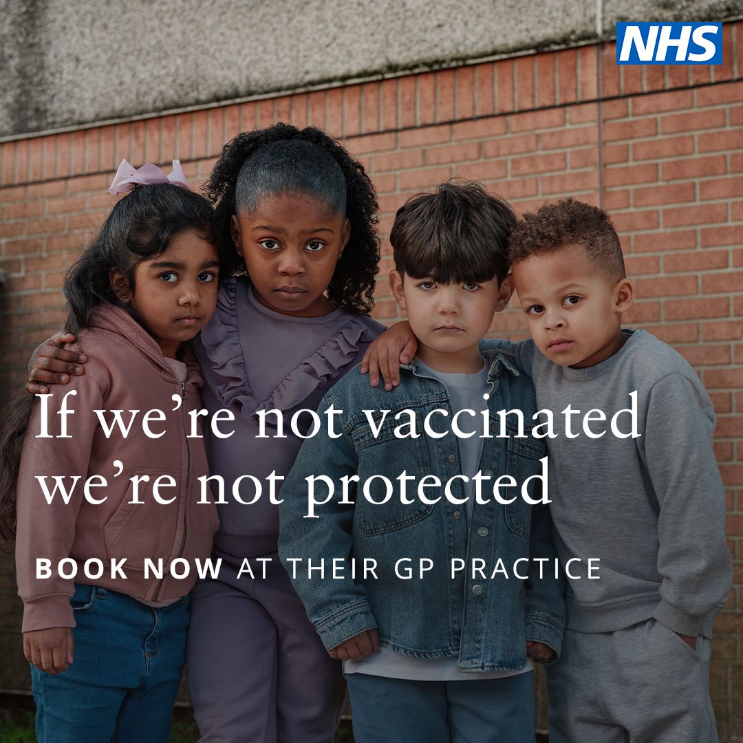 Cases of childhood infections like measles and whooping cough are rising - but they can be prevented. Immunisation is the best defence for children against many illnesses. Check your child’s red book or contact their GP to be sure they are up to date. nhs.uk/childhoodvacci…