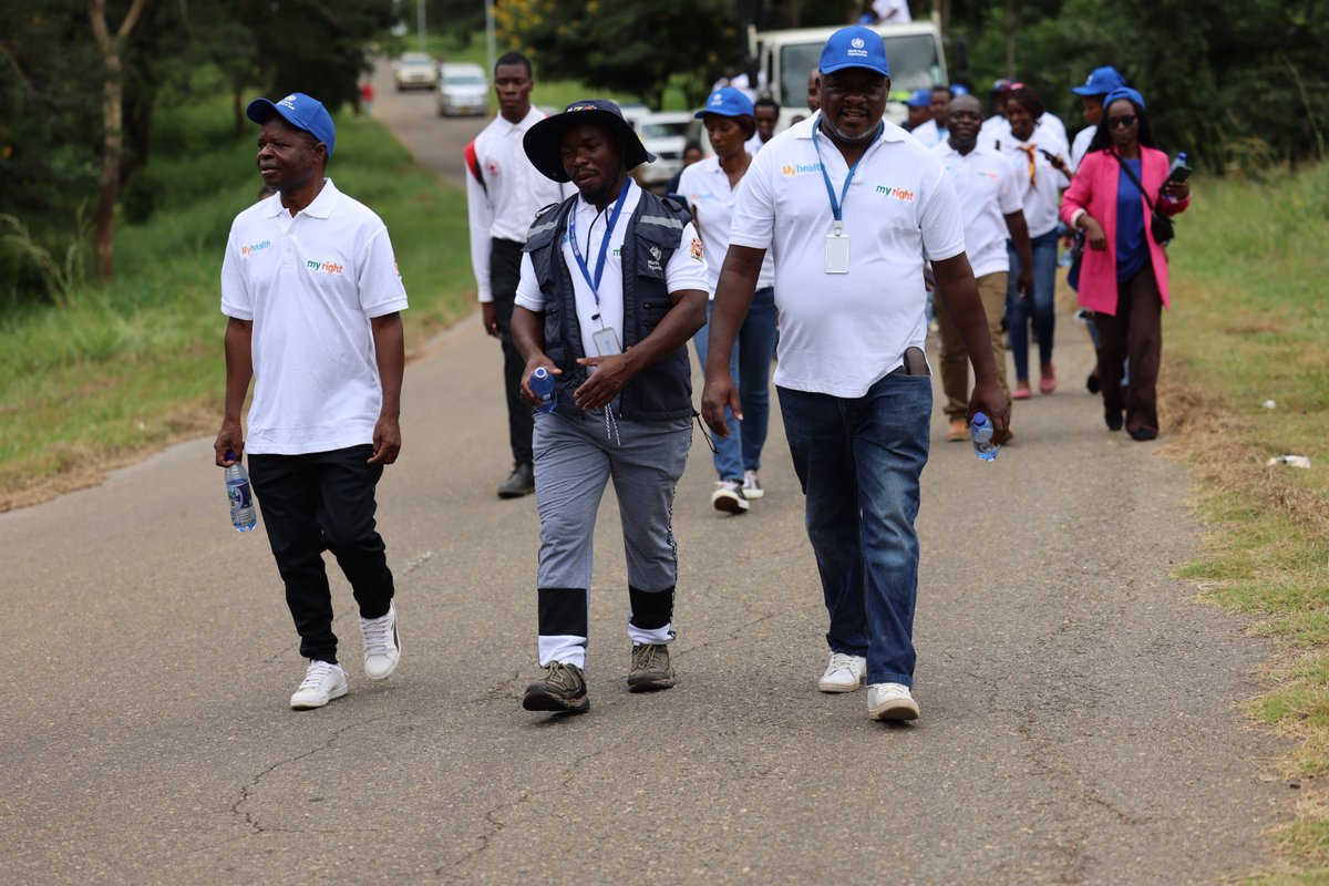 We walked the Talk! @WHOMalawi, @health_malawi @UNMalawi & partners today commemorated #WorldHealthDay, a day set aside to champion the rights of everyone, everywhere to have access to health services. #WorldHealthDay is celebrated on April 7 and is @WHO's 76th anniversary.