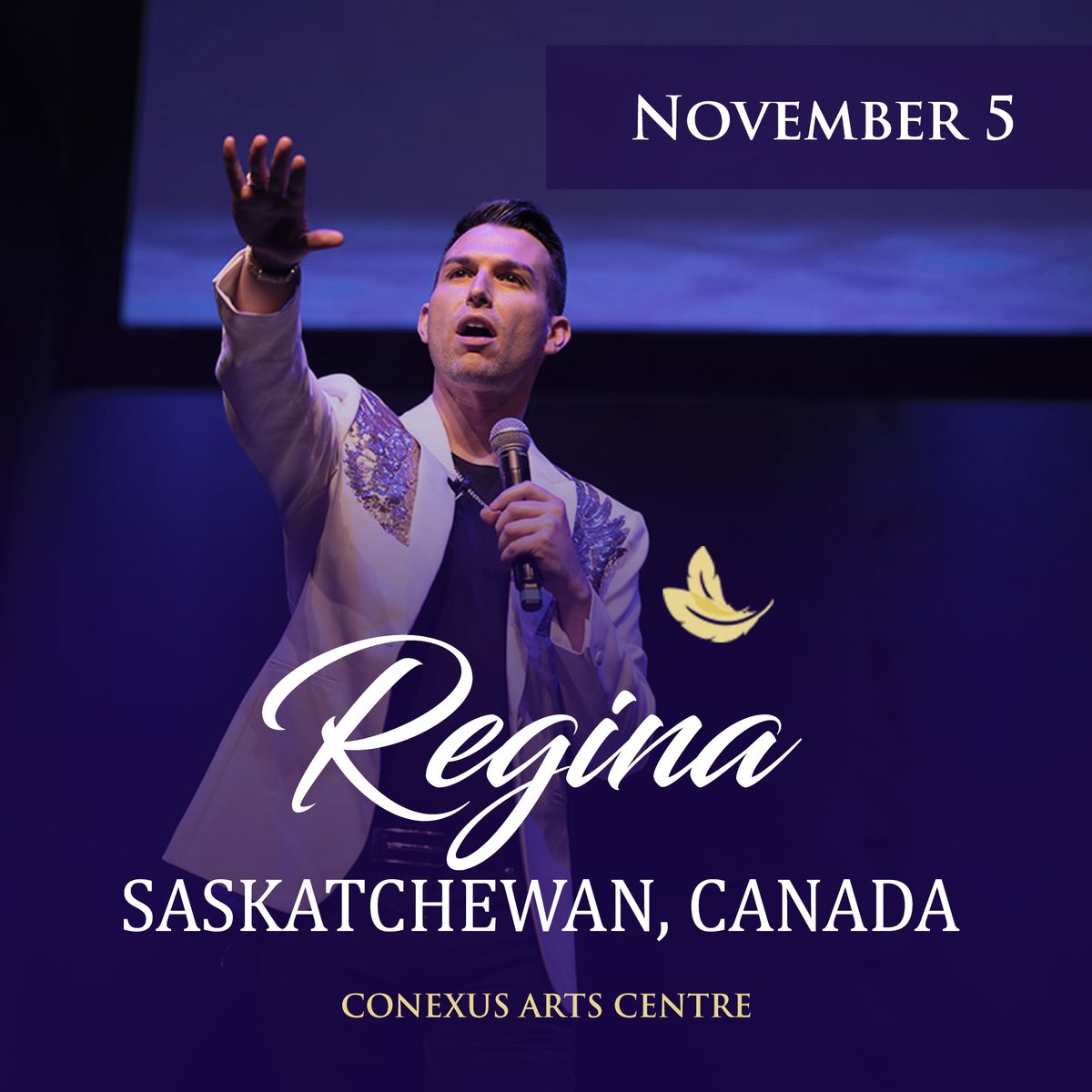 🇨🇦 The wait is over, Regina! Join Matt Fraser, America's Top Psychic Medium, at Conexus Arts Centre on November 5th for an night of psychic readings. Don’t miss out, purchase your tickets at MeetMattFraser.com