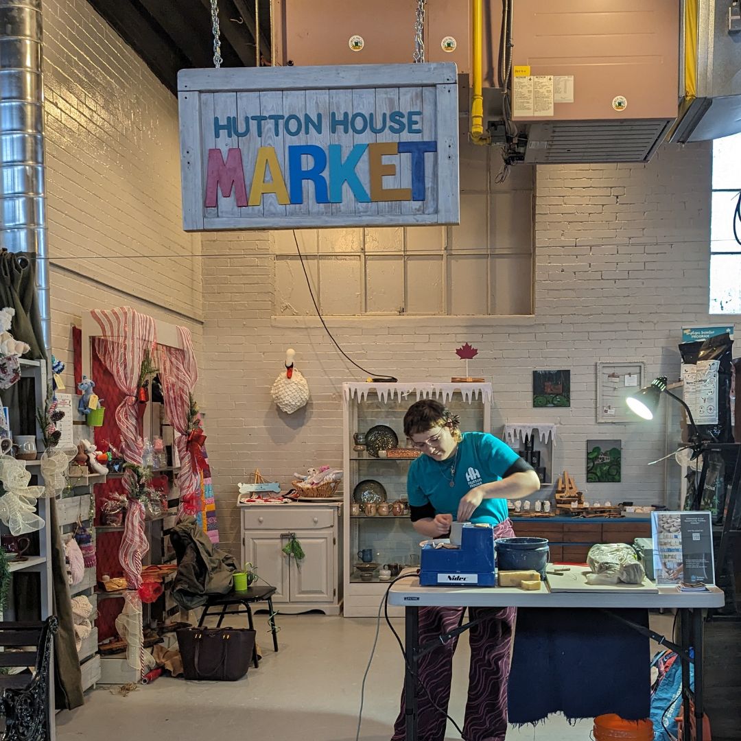 Come see how our mugs are made at the Western Fair Market from 10:30 -1:30 on Saturday April 13th! We have lots of new stock just in time for Mothers Day 🌸 #HuttonHouse #WesternFairMarket #Ldnont #LondonOntario