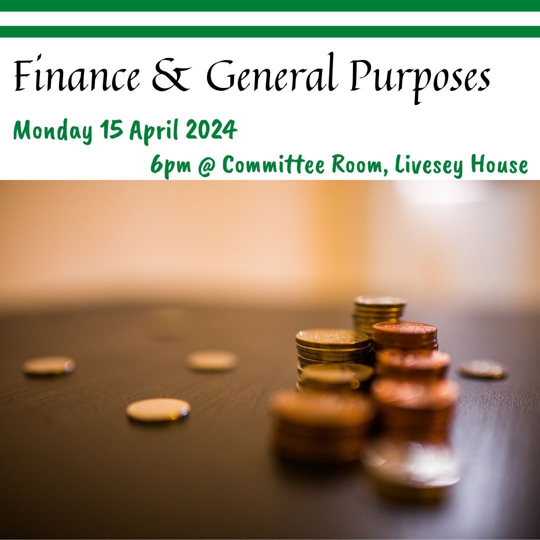 The @ShrewsburyTC's Finance & General Purposes Committee will be meeting on Monday 15 April at 6pm. Please use this link to view the agenda and listen to the live meeting buff.ly/3bmVoQu