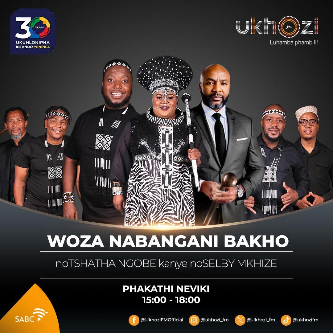 Selifikile ithimba lantambama

@Tshatha_Ngobe, @ThisIsSelby Mkhize, @Mkhaba_m, @NcoDube  kanye no-@ayandamsweli46 ku #WozaNabanganiBakho, 15:00-17:30

#UkhoziFMWNB #UkhoziFM