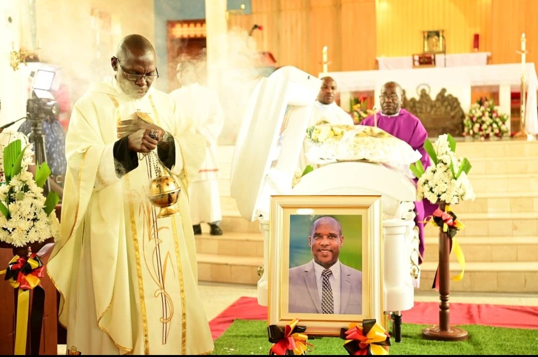 Early today, Speaker @AnitahAmong, her Deputy @Thomas_Tayebwa & staff attended a requiem mass of late, John Bosco Kagoro, the Principal Clerk Assistant. Among eulogised the late as a respectful & dedicated staff who lived a simple life. He will be buried in Rubanda on Saturday.