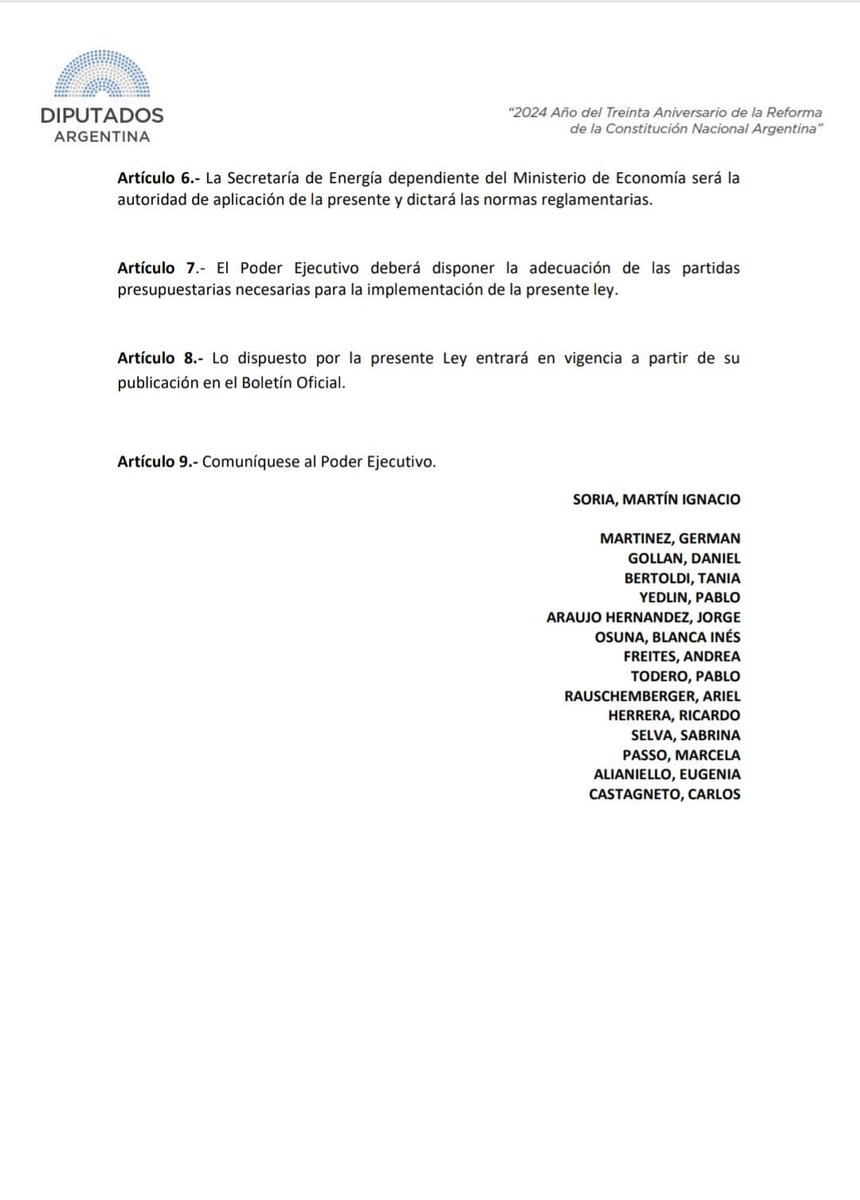 Junto a <a href="/Diputados_UxP/">Diputados UP</a> presenté un Proyecto de Ley para crear la Tarifa Diferencial de luz y gas para Universidades Nacionales e Institutos de Educación Superior. 

El permanente ataque de Milei a las Universidades y al sistema educativo no puede encontrar banca en este Congreso.