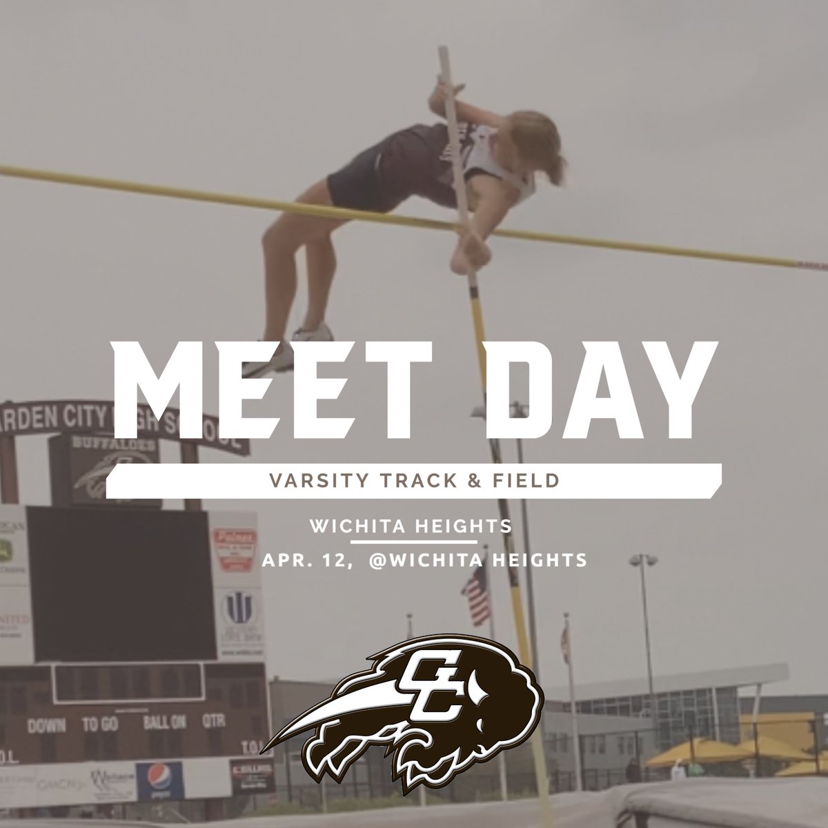 🏃‍♂️ - VARSITY TRACK &amp; FIELD 
📍 -  WICHITA HEIGHTS 
⏰ - 3:30 PM