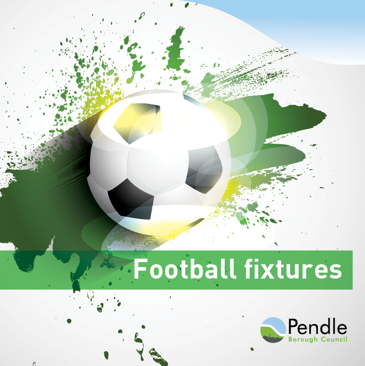Football fixtures on Pendle pitches this weekend are as follows: Off- Holt House 4 JBPF 7v7 Referees Decision- Edge End Victory Park Holt House 1,2&3 Trawden Rec Swinden JBPF 5v5 Earby Rec Barrowford Road pendle.gov.uk/sportsfixtures