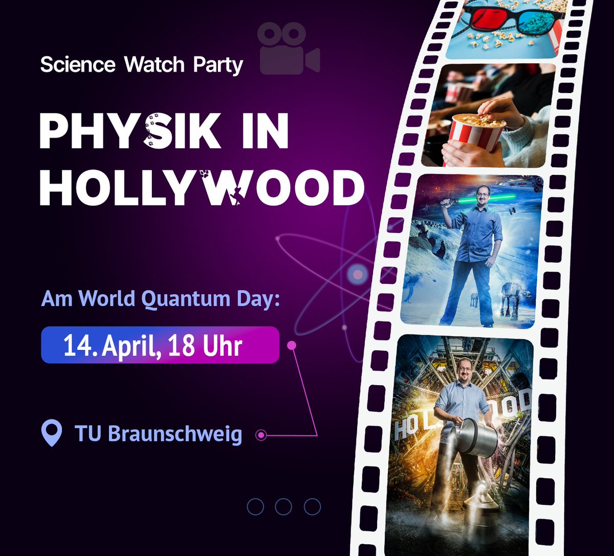 Cluster of Excellence QuantumFrontiers (@qf_cluster) on Twitter photo By the way, on Thursday we are organising a Science Watch Party at <a href="/tuBraunschweig/">TU Braunschweig</a> to mark World Quantum Day. Come along, entrance is free ;-)
ptb.de/cms/forschung-… By the way, on Thursday we are organising a Science Watch Party at <a href="/tuBraunschweig/">TU Braunschweig</a> to mark World Quantum Day. Come along, entrance is free ;-)
ptb.de/cms/forschung-…